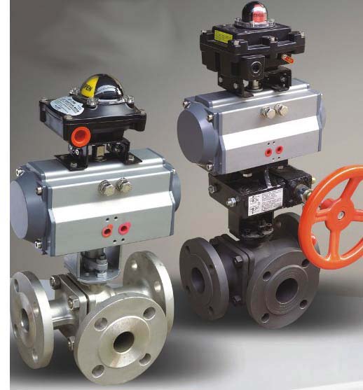 Q644F-16P不锈钢气动三通法兰球阀(图2) 20111025123221873.jpg