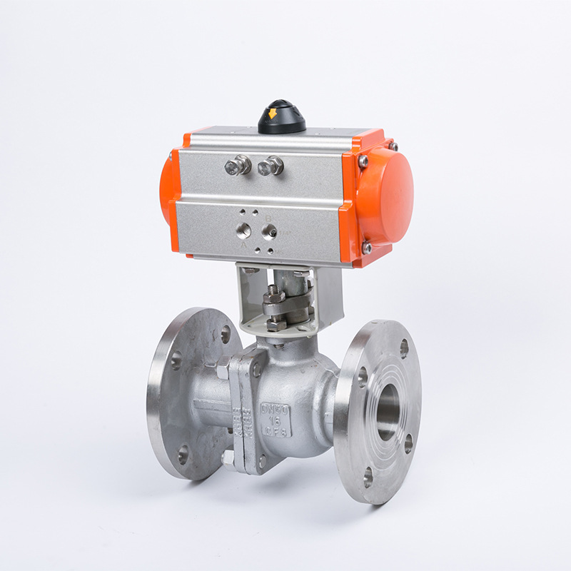 Pneumatic stainless steel flan