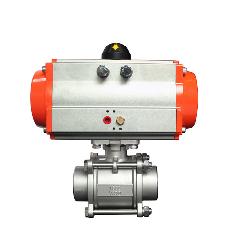 Pneumatic three piece welded b